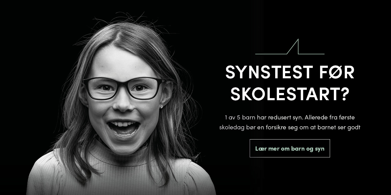 Synstest før skolestart. Lær mer om barn og syn
